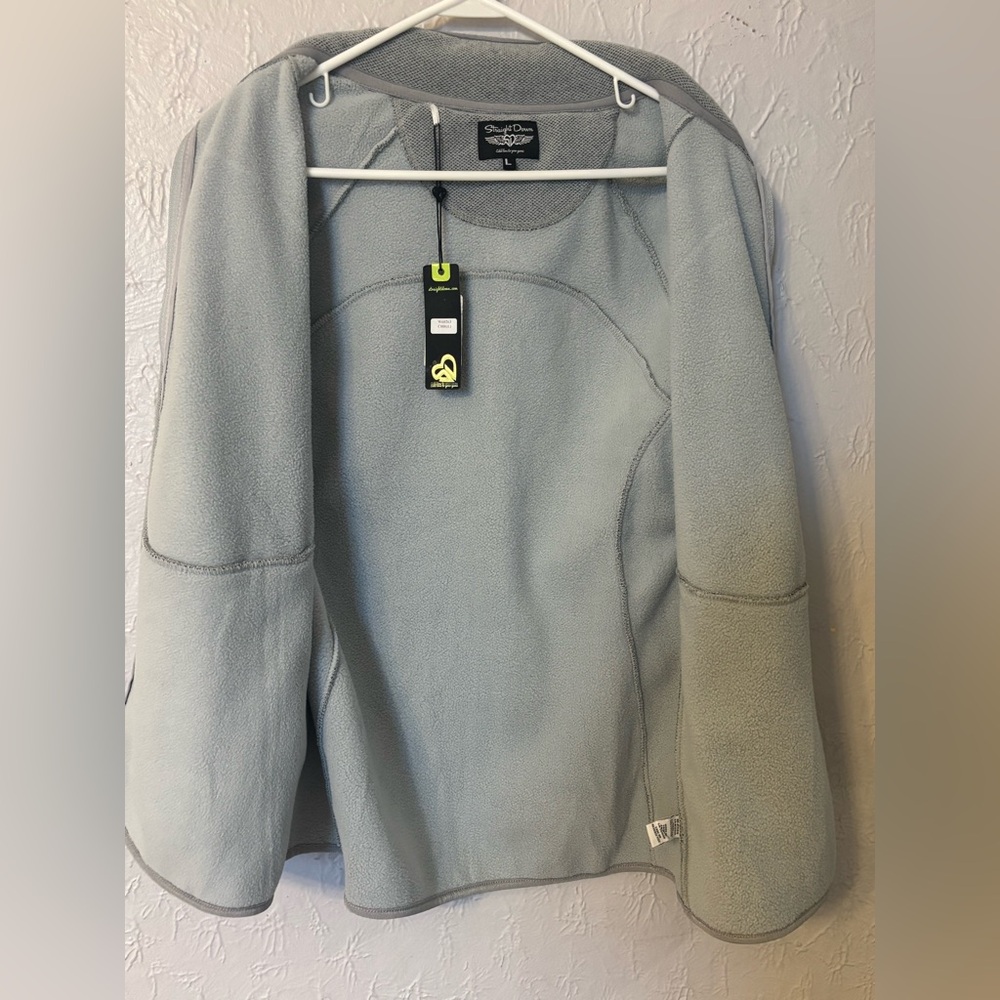 NWT Straight Down Women’s Gray Harper Fleece Jacket - L - Picture 9 of 14